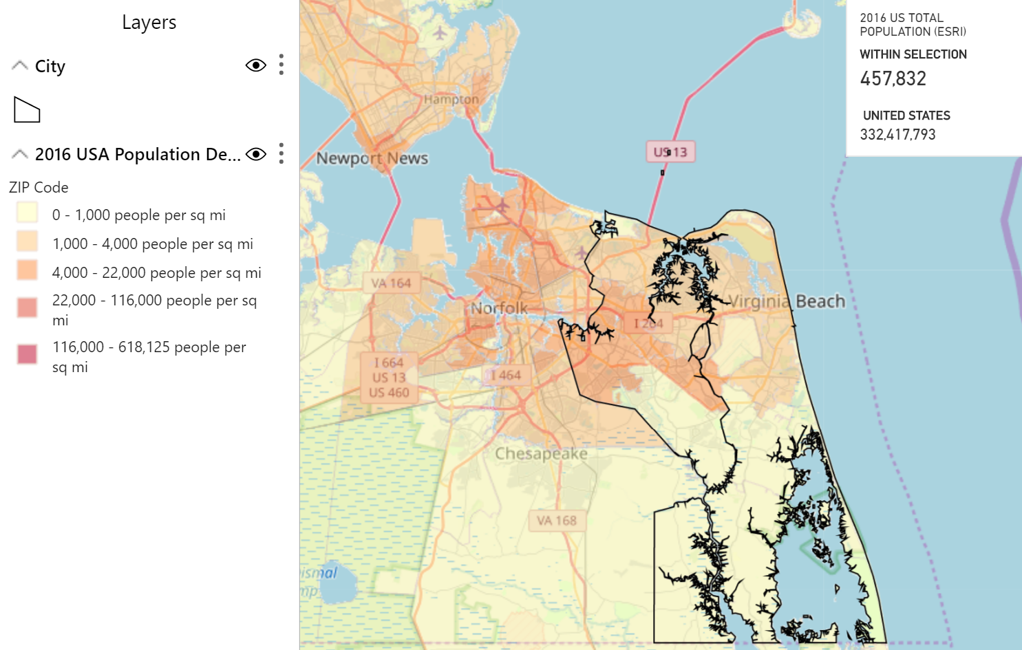 arcgis map