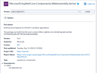 Add the AspNetCore.Components.WebAssembly.Server NuGet package to your project.